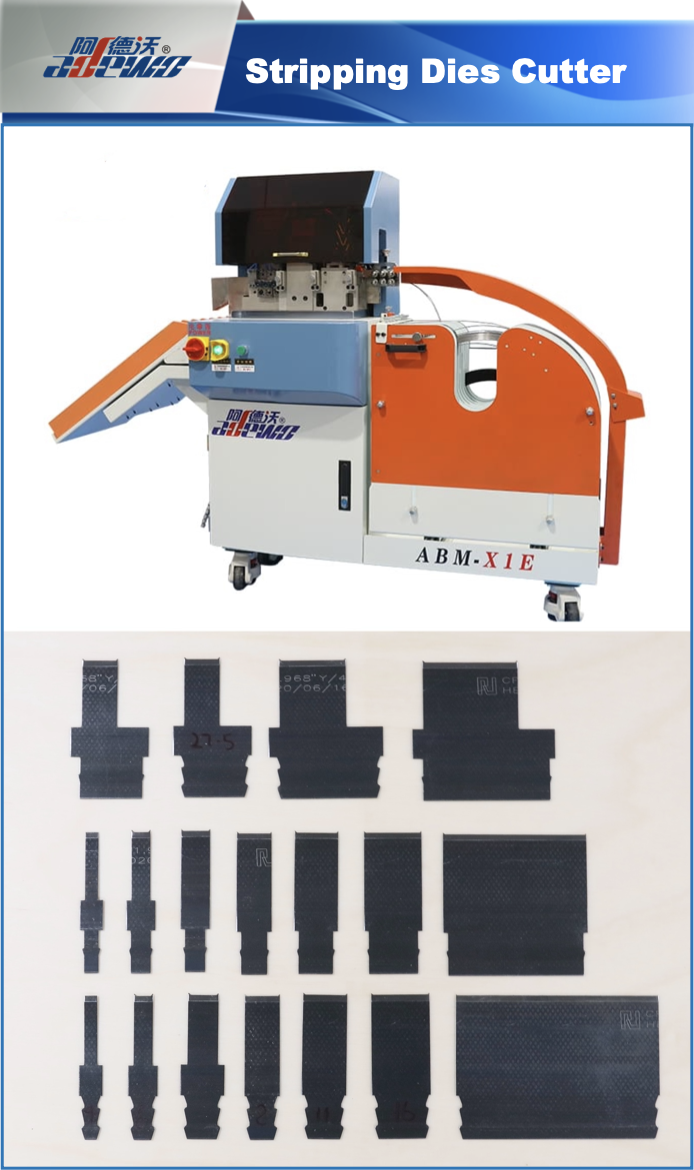 Machine de découpe de matrices de dénudage