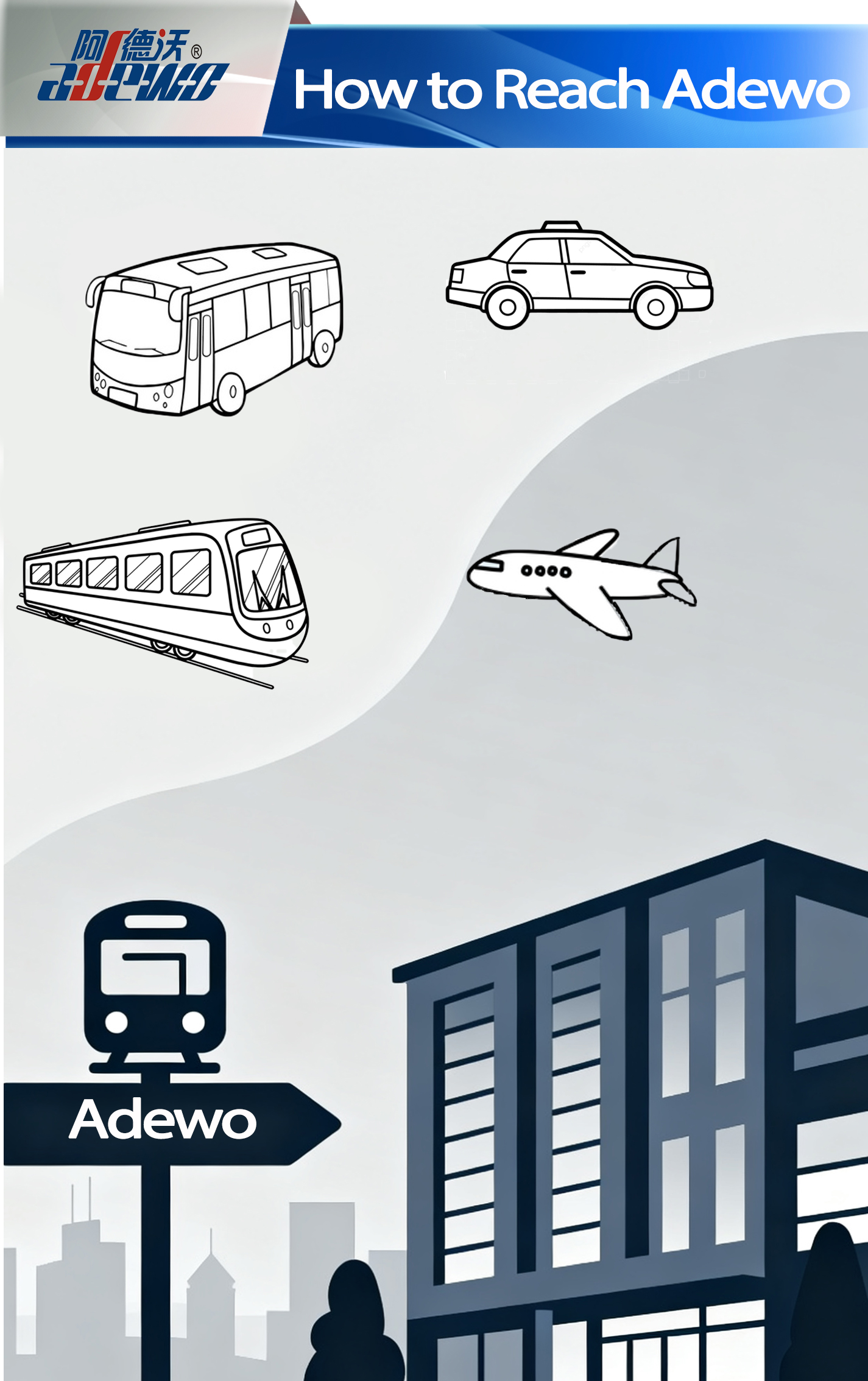 Comment atteindre Adewo ?