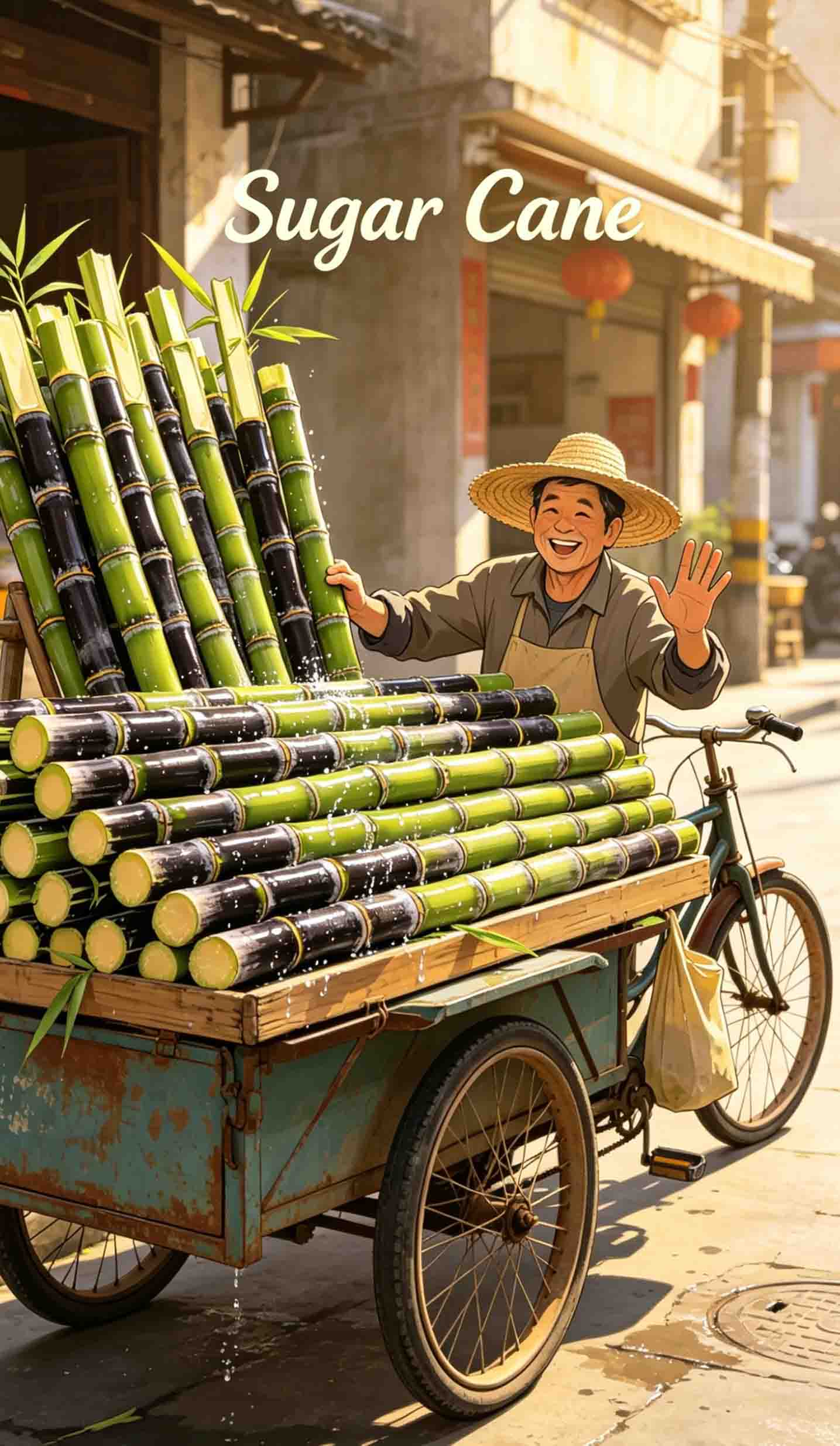 Avez-vous déjà essayé la canne à sucre chinoise ?