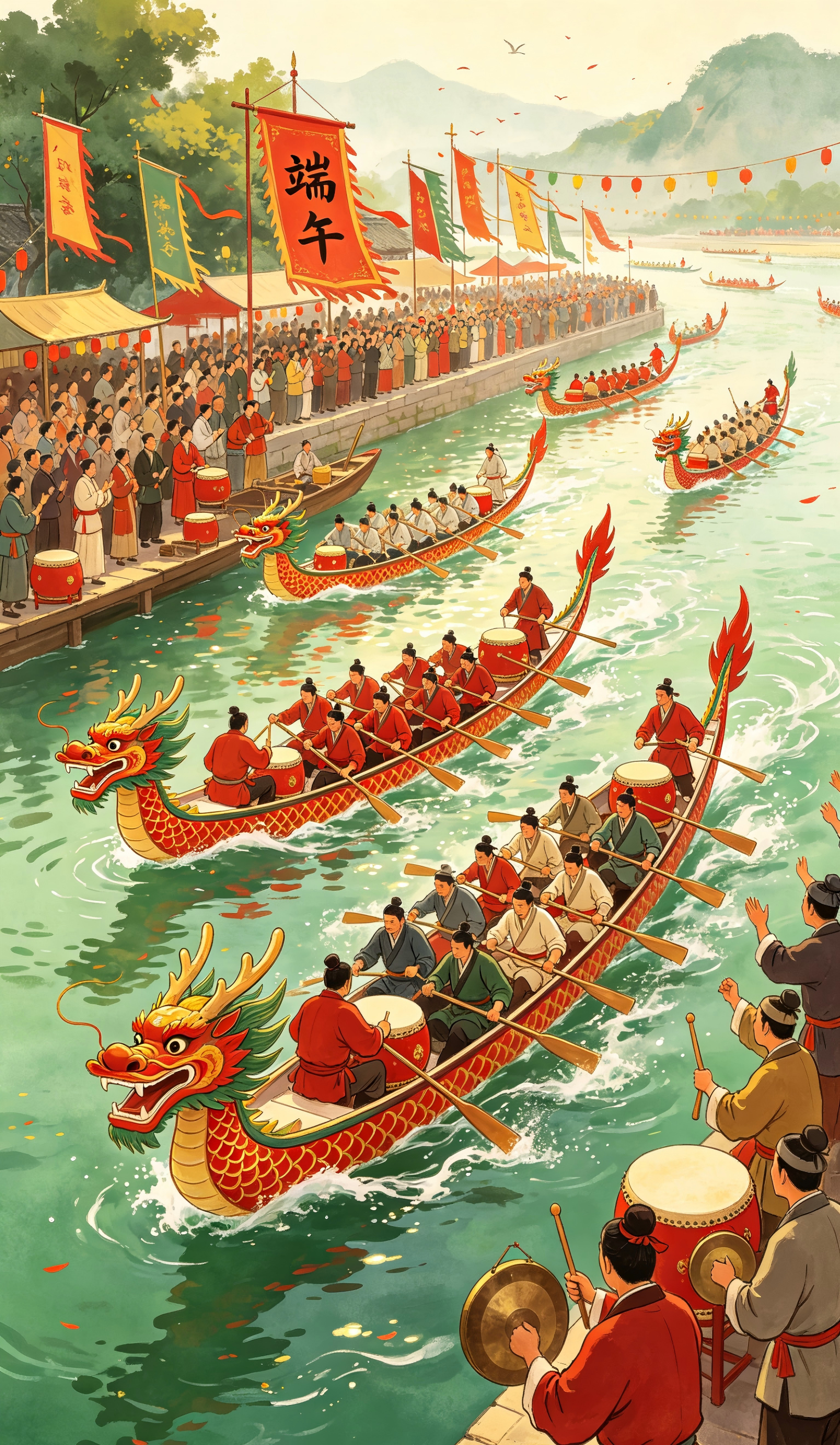 Le festival des bateaux-dragons : une tradition chinoise amusante et ancienne