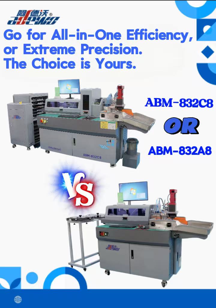 Cintreuses à haute formabilité ABM-832A8 et 832C8 : optez pour une efficacité tout-en-un ou une précision extrême. Le choix vous appartient.