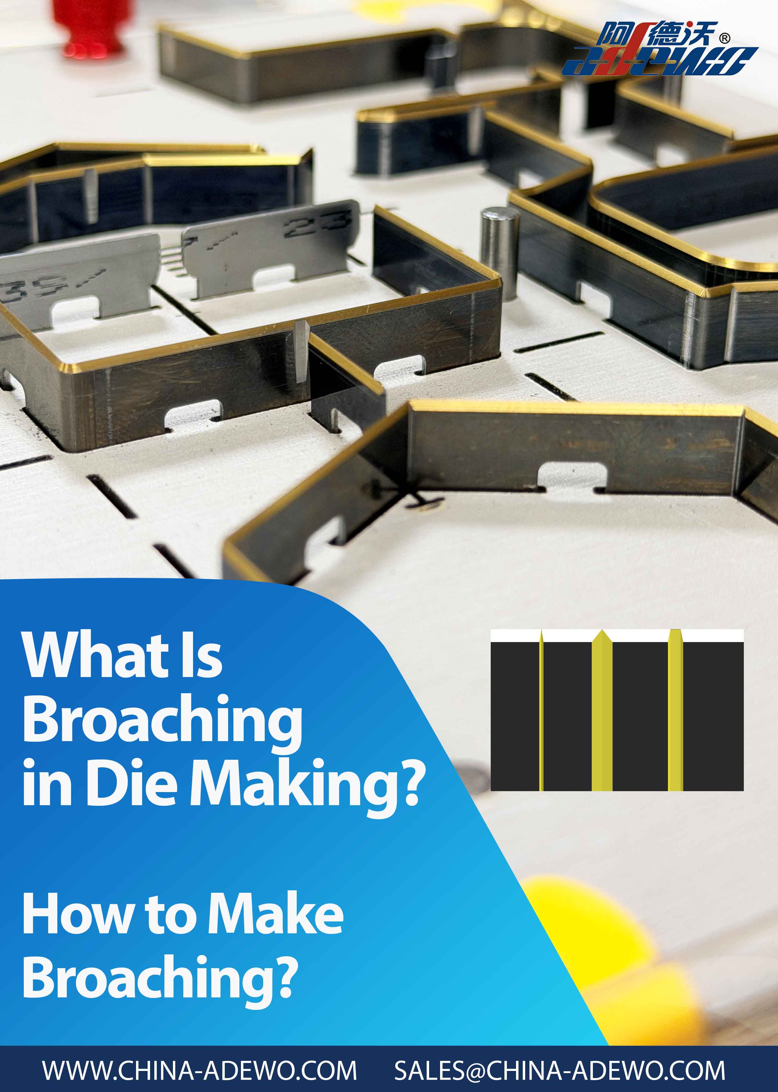 Qu'est-ce qu'un brochage dans la fabrication de matrices ?