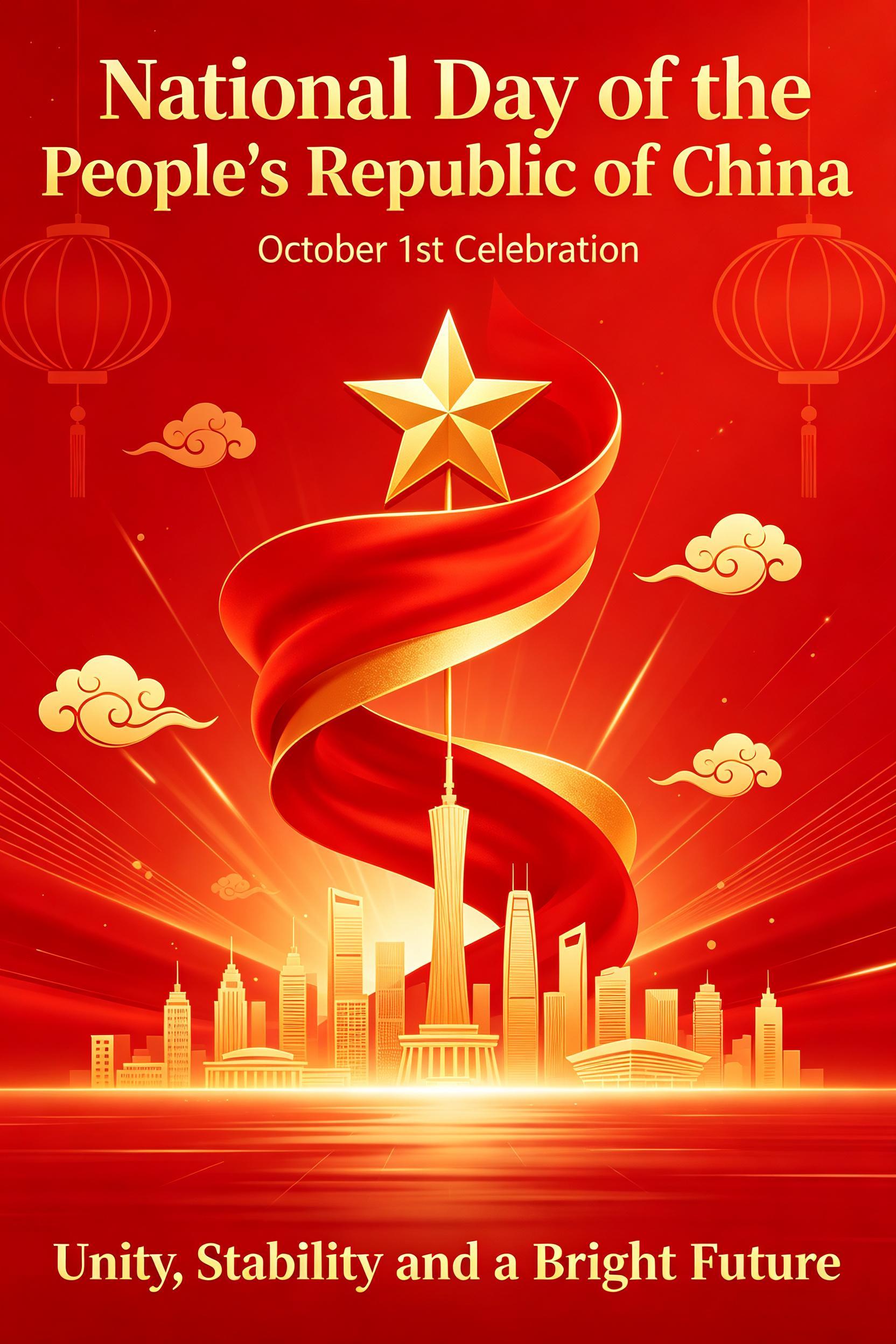 La fête nationale chinoise est presque arrivée