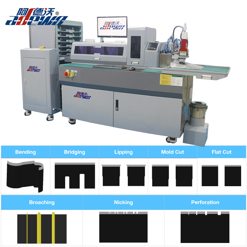 Machine à cintrer automatique de matrices en acier multifonctions ABM-832C2, pour les fabricants de matrices certifiés BOBST