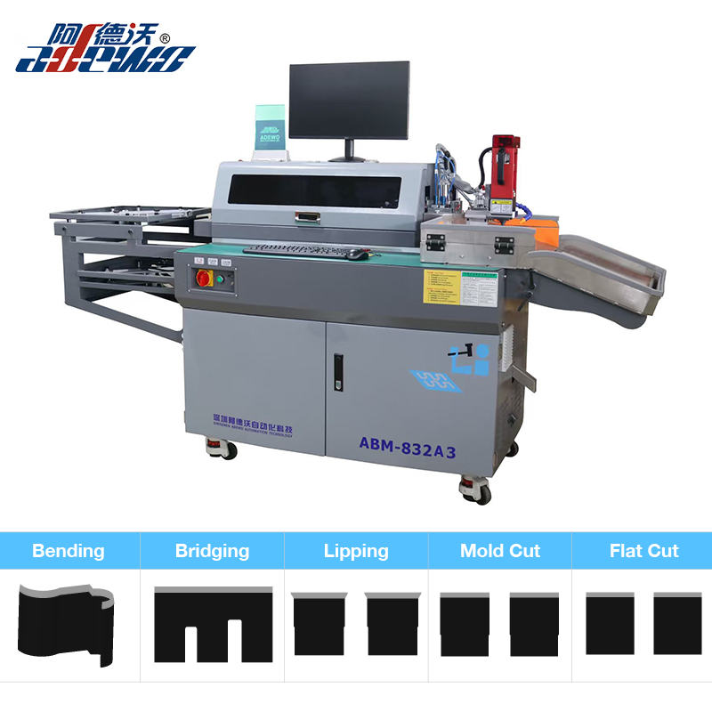 Machine à cintrer automatique de règle d'étiquette