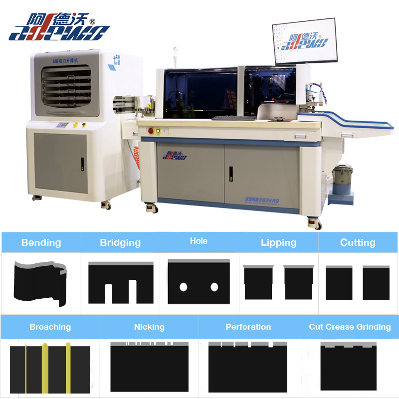 Machine à cintrer automatique de règle en acier multi-fonctions