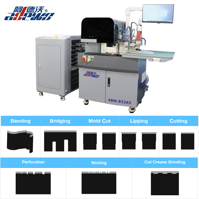 Nouveau Machine à cintrer automatique de règle en acier avec meulage de pli coupé
