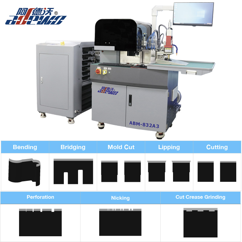 Nouveau Machine à cintrer automatique de règle en acier avec meulage de pli coupé