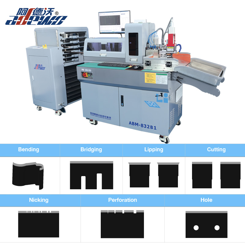Boîtes d'emballage Rule en acier Machine de cintre