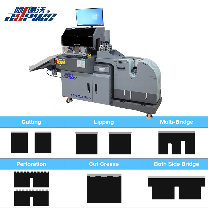 Machine de découpe de démo perforation