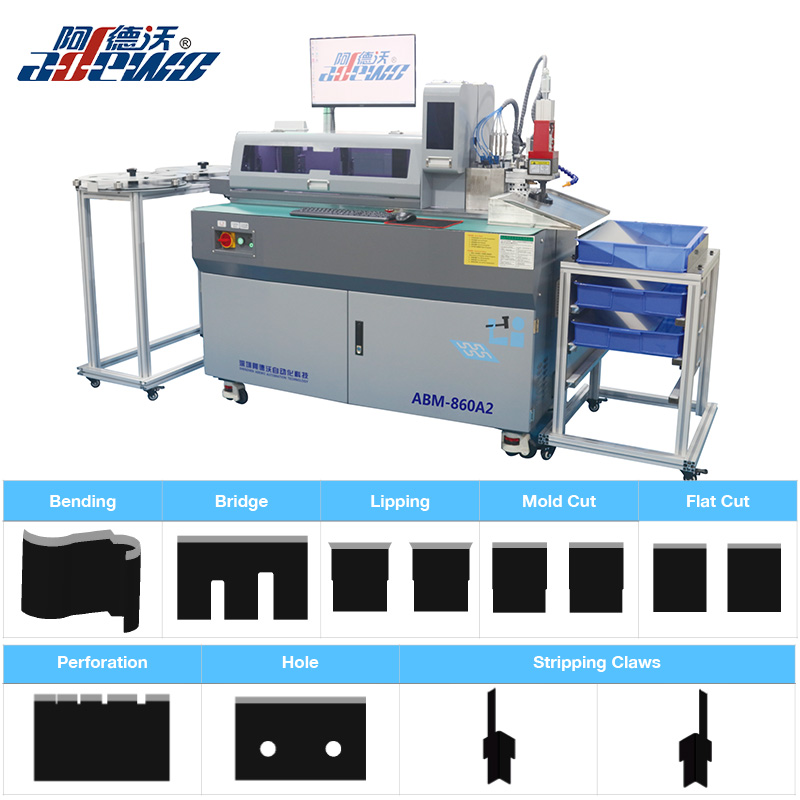 Machine à cintrer automatique de griffes de dénudage