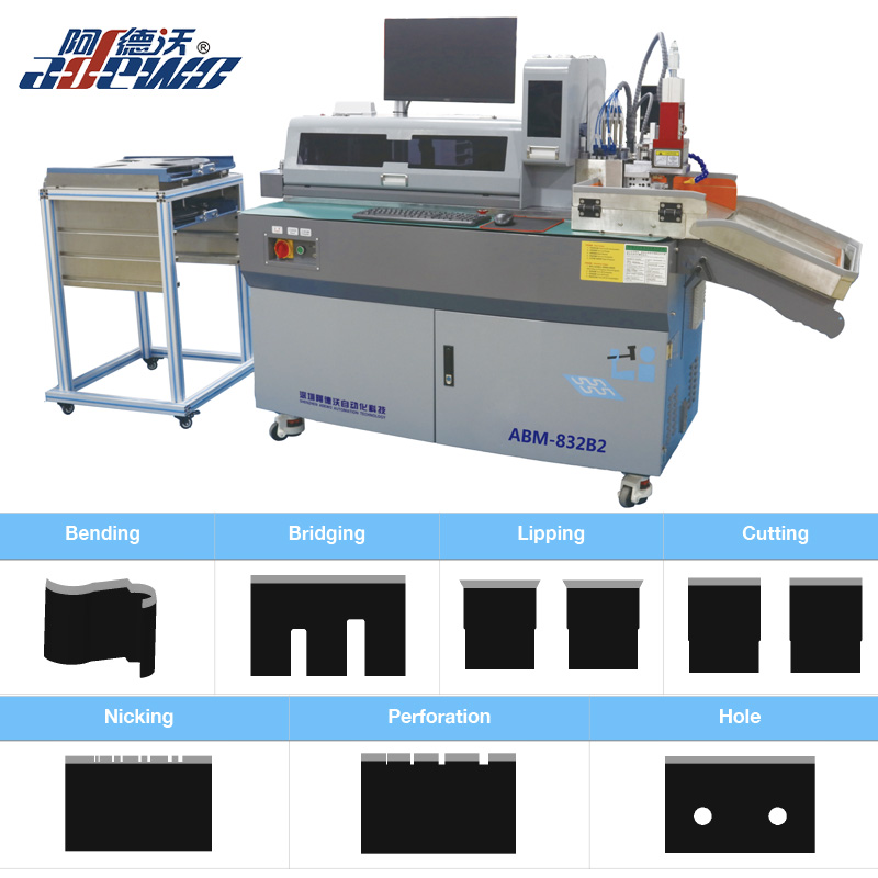 Machine de cintreuse automatique de règle en acier de fabrication de matrices de thermoformage